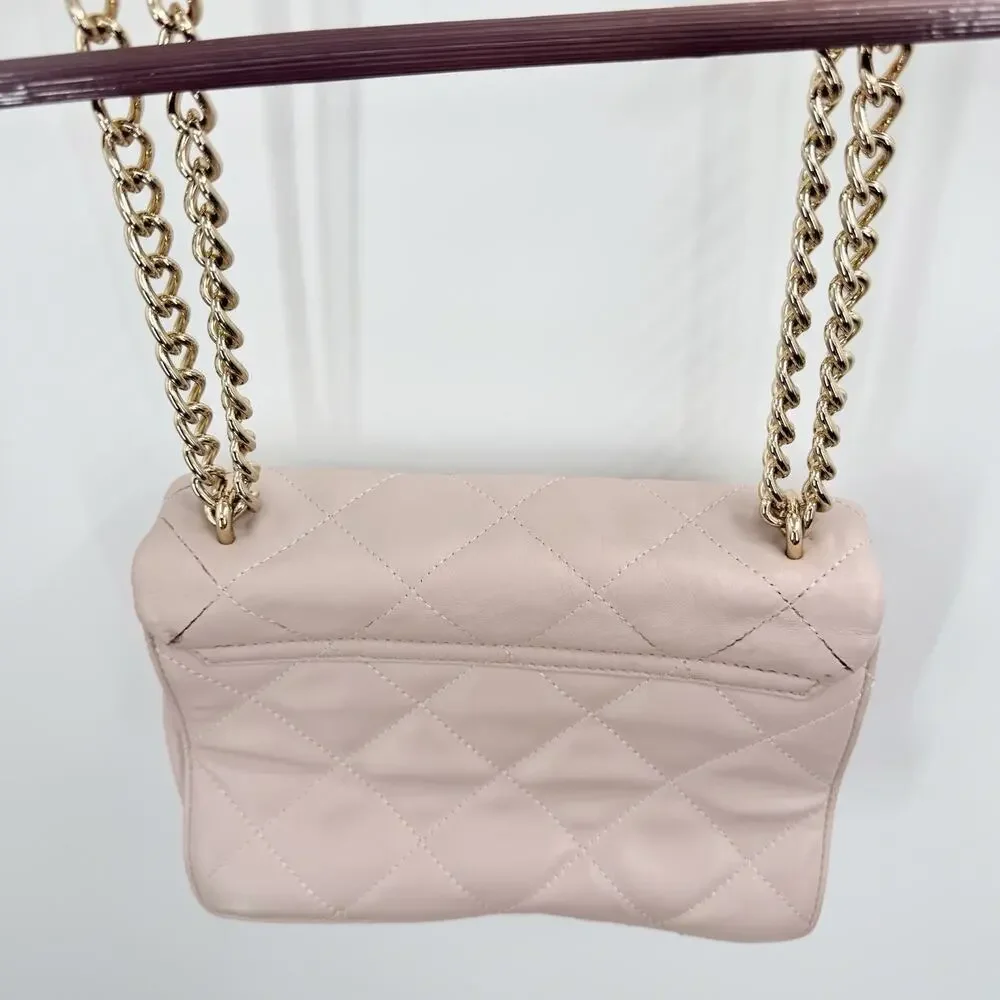 Kate Spade Mousse Frosting Quilted Leather Emerson Place Vivenna Shoulder Bag